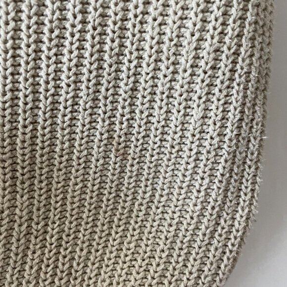 Bundle 2 Pins And Needles Anthropologie Green Ivory Crew Lace Hem Sweater XS - Picture 10 of 16